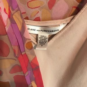 Wrap chiffon top with shell